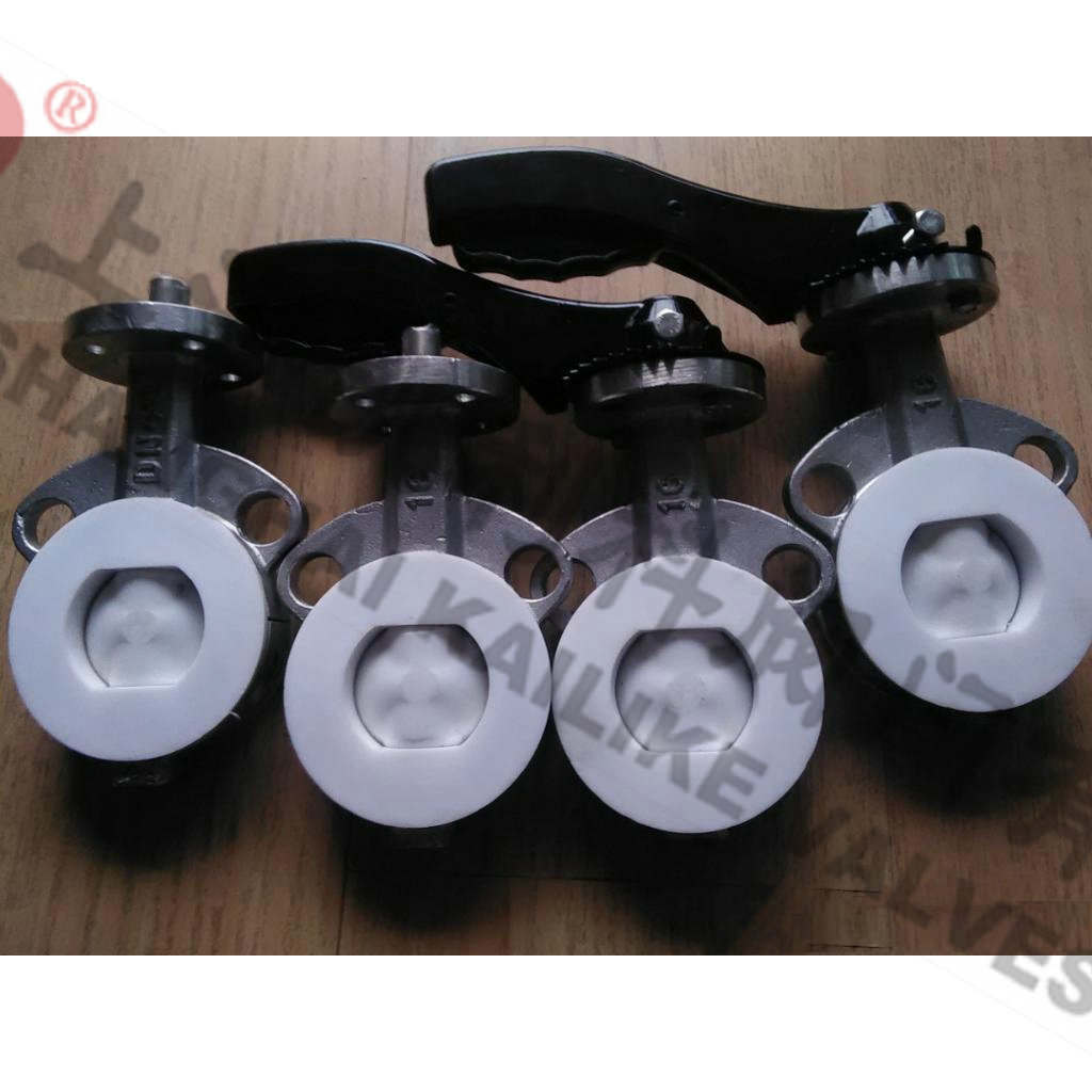 D71F46不鏽鋼<font color='red'>襯氟</font>蝶閥